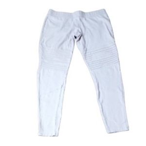 Girls Full Tilt Ruffled Leggings M Pink